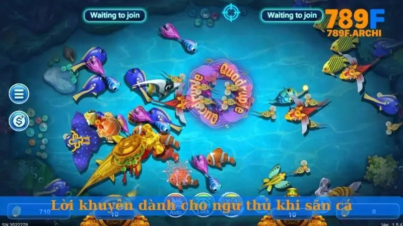 Lời khuyên dành cho ngư thủ khi săn cá